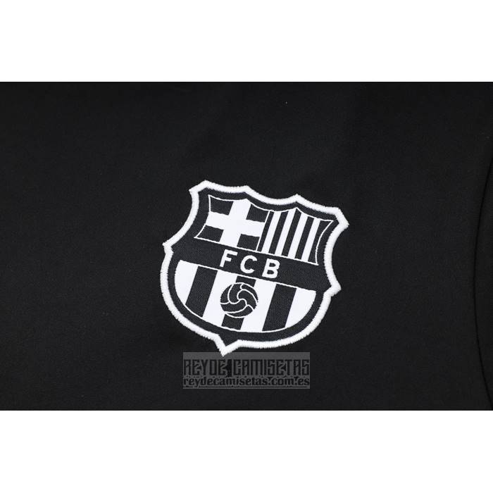 Chandal del Barcelona Manga Corta 2023-2024 Negro - Pantalon Corto